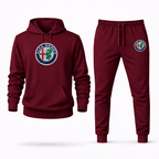 Men's Alfa Romeo Car Hoodie Joggers Set
