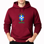 Men's Brasil National Soccer Team Pullover Hoodie