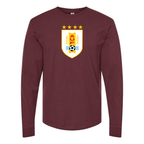 Men's Uruguay National Soccer Team Long Sleeve T-Shirt
