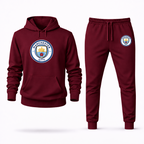 Men's Manchester City Soccer Logo Hoodie Joggers Set