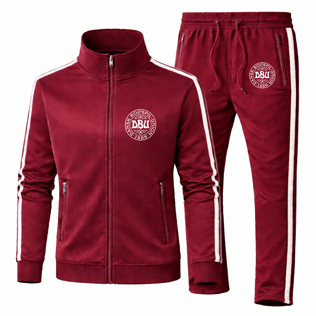Men's Denmark Soccer Logo Dri-Fit TrackSuit