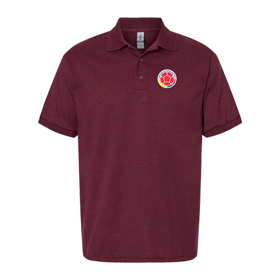 Men's Colombia National Soccer Team Dry Blend Polo