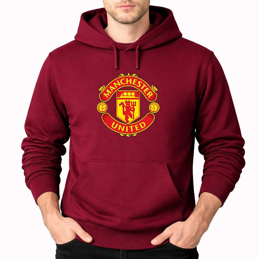 Men’s Manchester United Soccer Pullover Hoodie