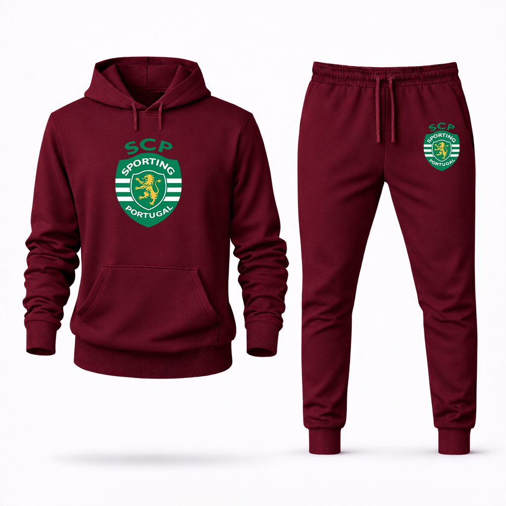Men's Sporting CP FC Hoodie Joggers Set