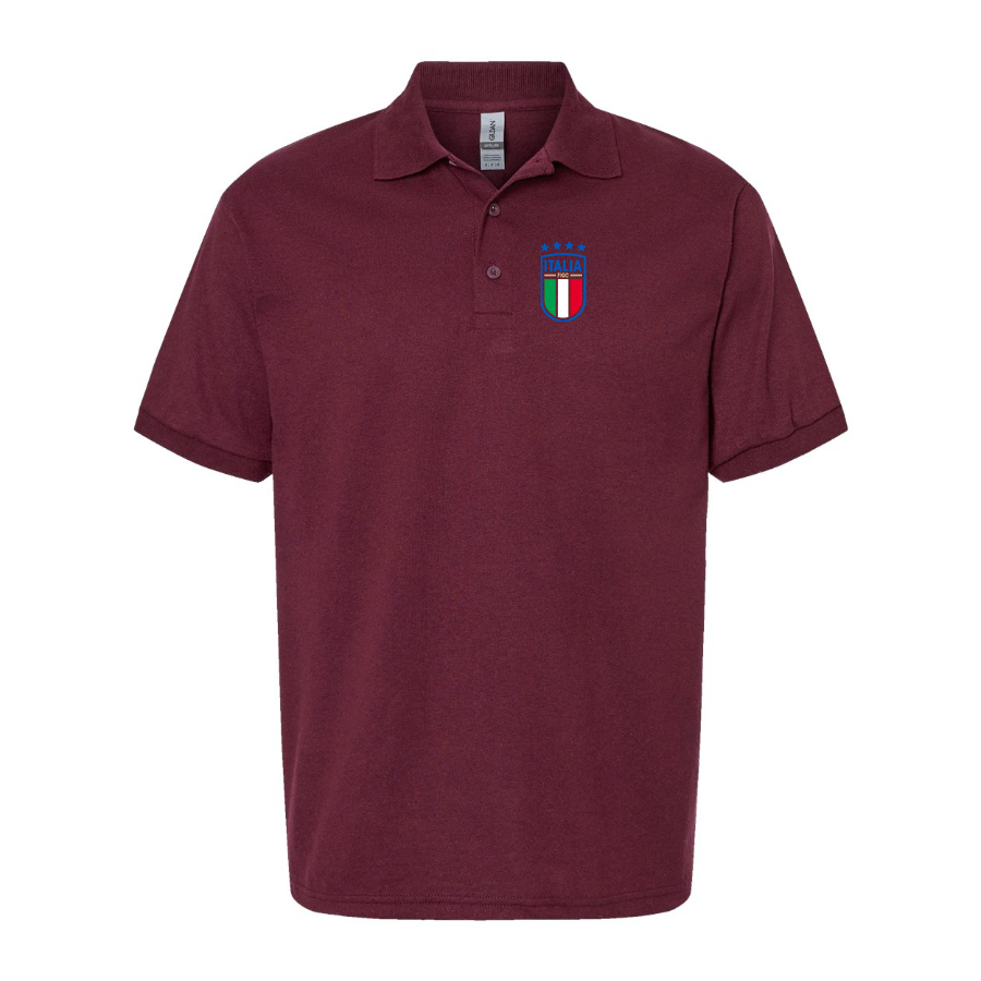 Men's Italy National Soccer Dry Blend Polo