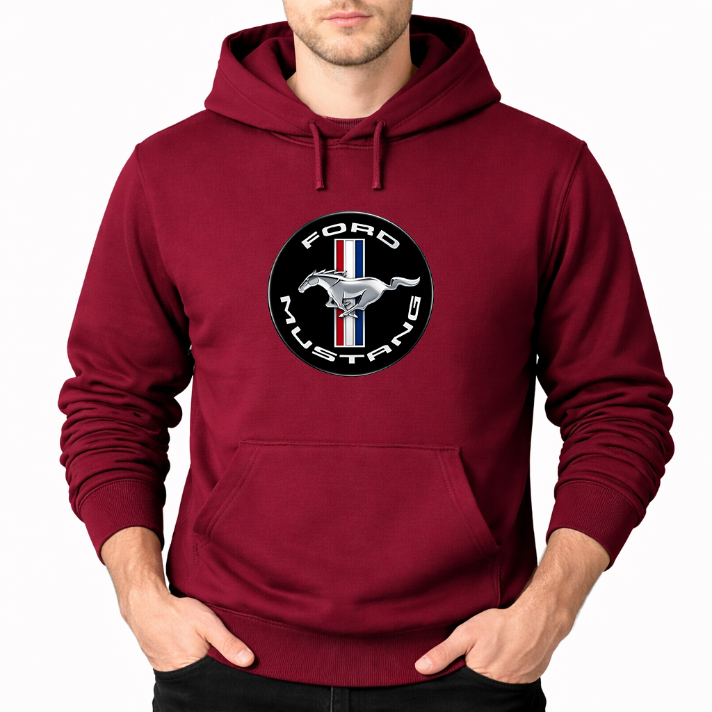 Men's Ford Mustang Motorsport Supercars Pullover Hoodie