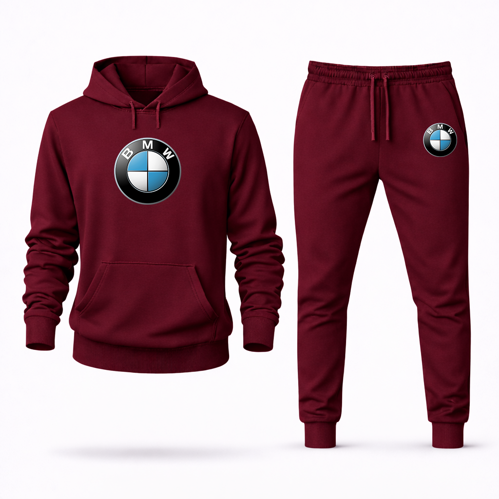 Men's BMW Motorsports Car Hoodie Joggers Set