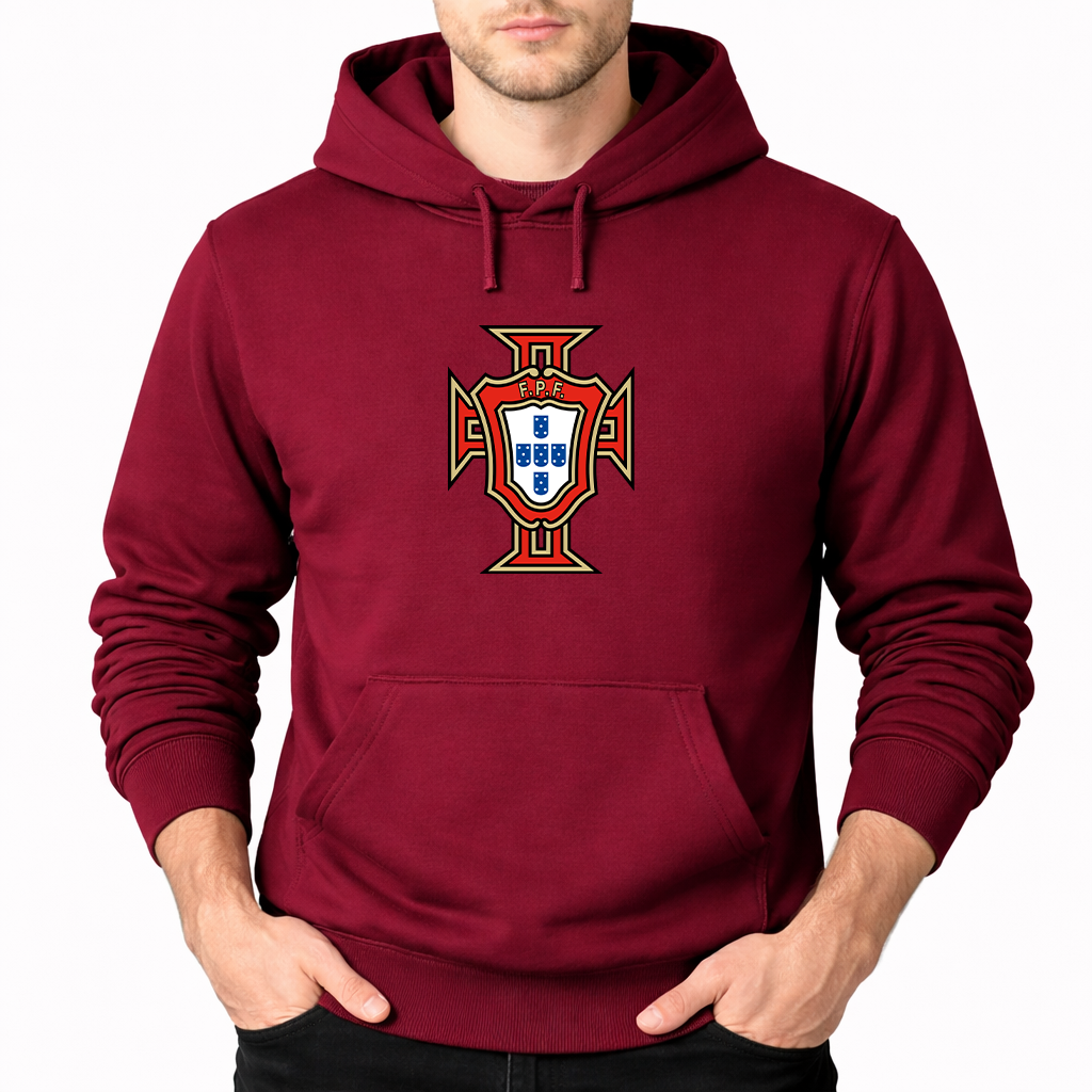 Men's Portugal National Soccer Team Pullover Hoodie