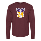 Men's Kobe Bryant Mamba 24 Long Sleeve T-Shirt