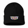 Men's Cadillac Beanie Hat — Black — clean front main