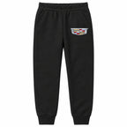 Cadillac youth jogger sweatpants in Black, Youth Large ages 10–12