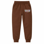 Cadillac youth jogger sweatpants in Brown, Youth Large ages 10–12