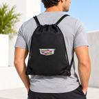 Cadillac Car Drawstring Bag | Color: Black | Image 5