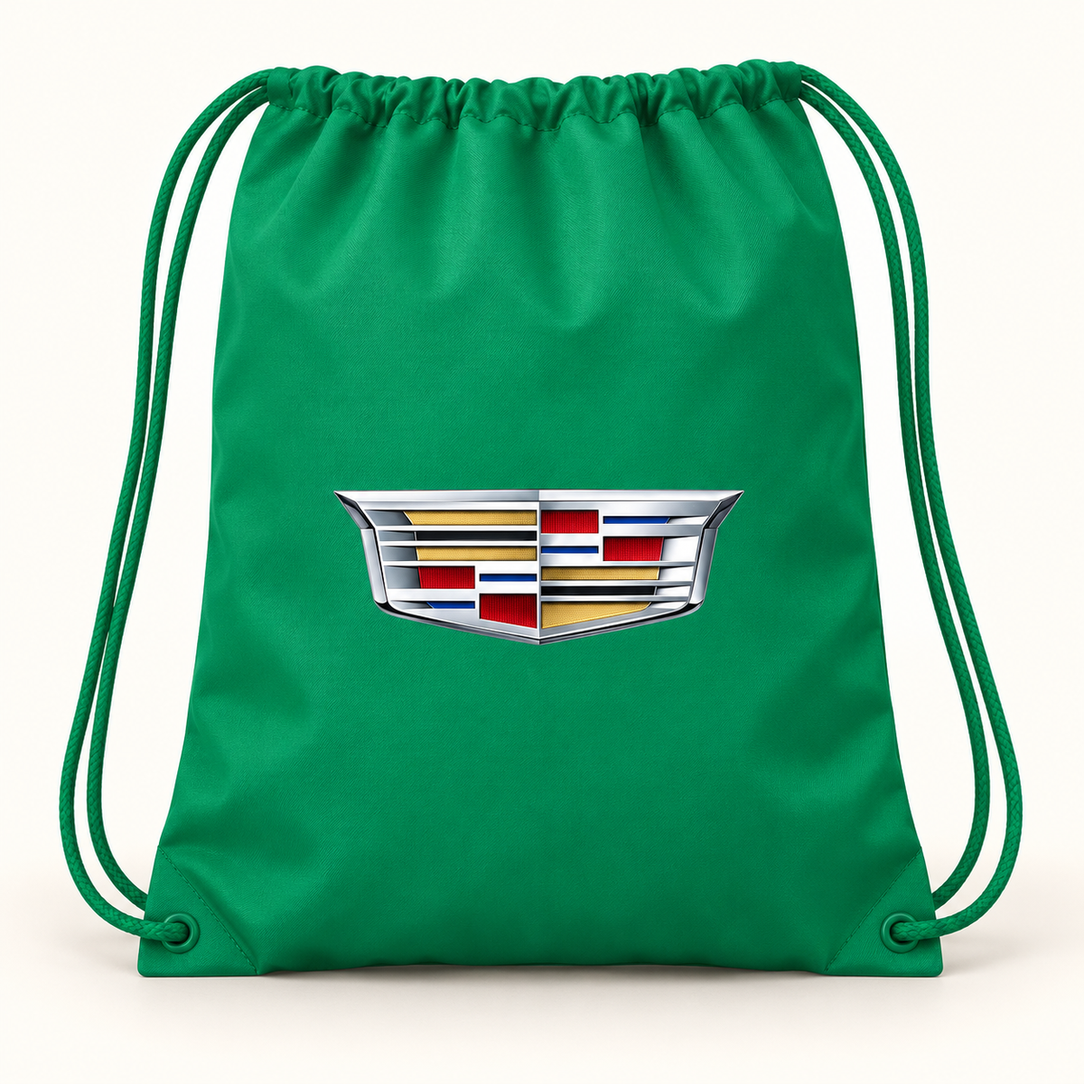 Cadillac Car Drawstring Bag | Color: Green | Image 1