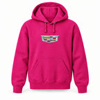Cadillac - Youth Large Hoodie (Ages 10–12) | Color: Hot Pink