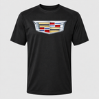 Cadillac polyester T-shirt — Black — original logo