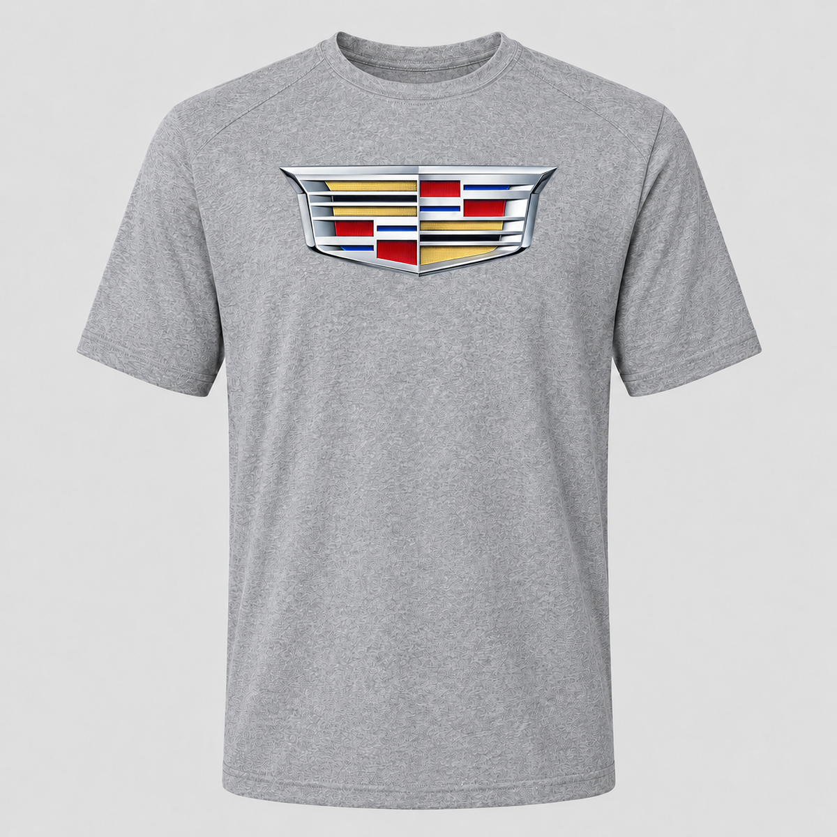 Cadillac polyester T-shirt — Grey — original logo