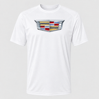Cadillac polyester T-shirt — White — original logo