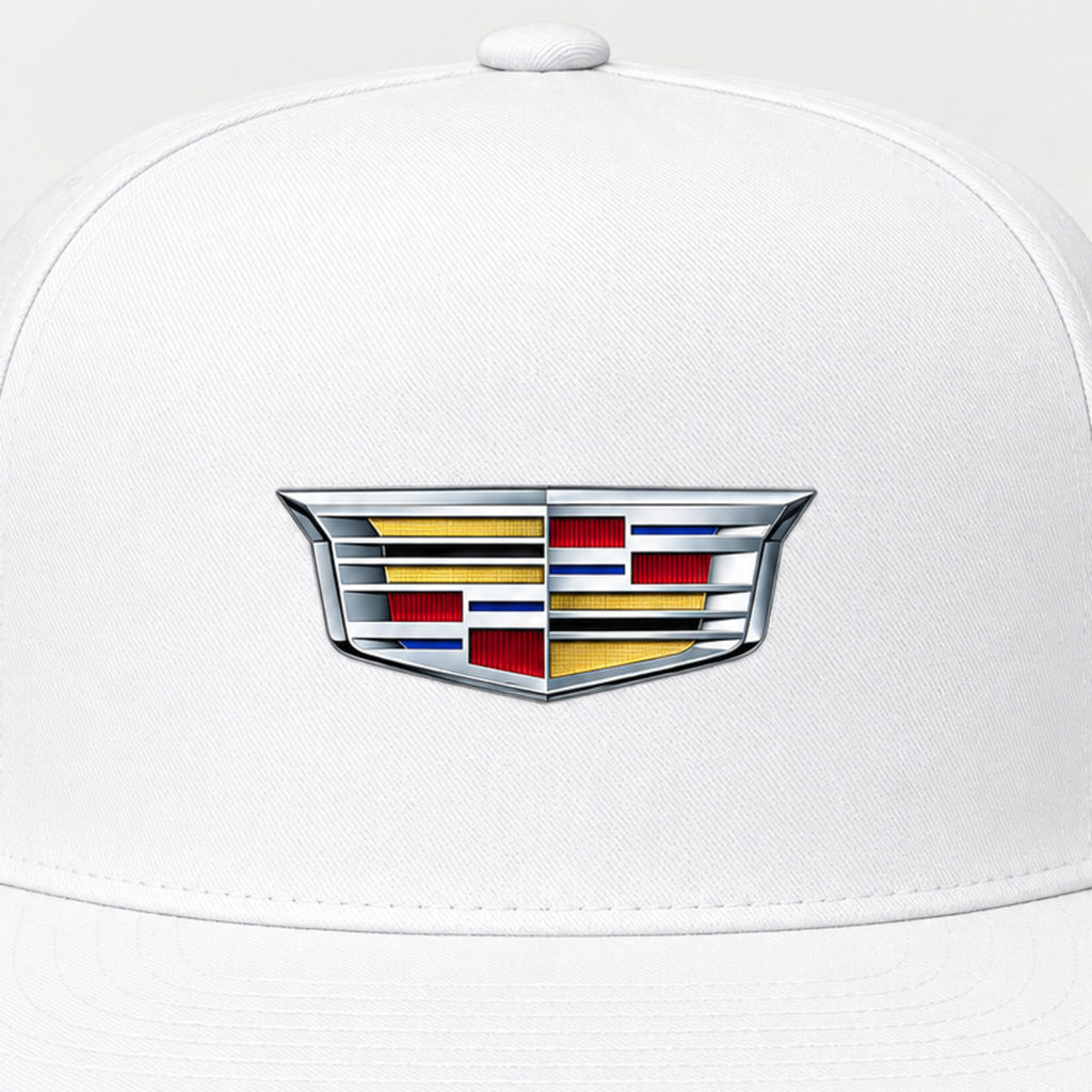 Cadillac SnapBack | White | 02 Logo Detail