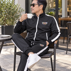 Men's Cadillac Car Dri-Fit TrackSuit | Color: Black | Image 5