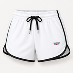 Cadillac women's tanktop and shorts set Shorts detail | Color: White |