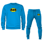 Men's DC Comics Batman Superhero Crewneck Sweatshirt Joggers Suit