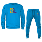Men's Lebron James 23 Crewneck Sweatshirt Joggers Suit