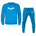 Men's New Batman DC Universe Superhero Crewneck Sweatshirt Joggers Suit