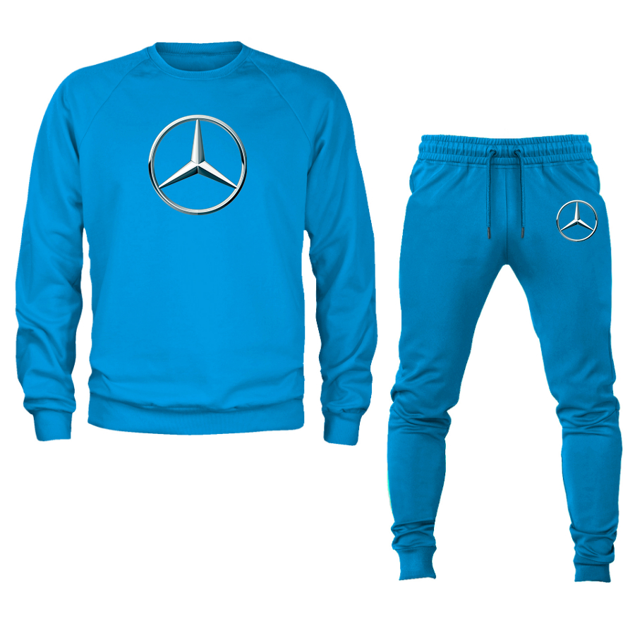 Men's Mercedes-Benz New Car Crewneck Sweatshirt Joggers Suit