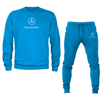 Men’s Mercedes-Benz Luxury Car Crewneck Sweatshirt Joggers Suit