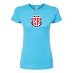 Women's Costa Rica National Soccer Team Round Neck T-Shirt