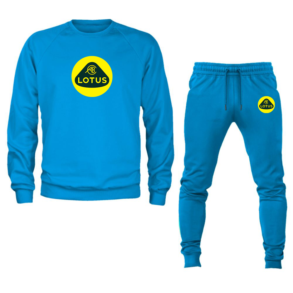 Men’s Lotus Car Crewneck Sweatshirt Joggers Suit