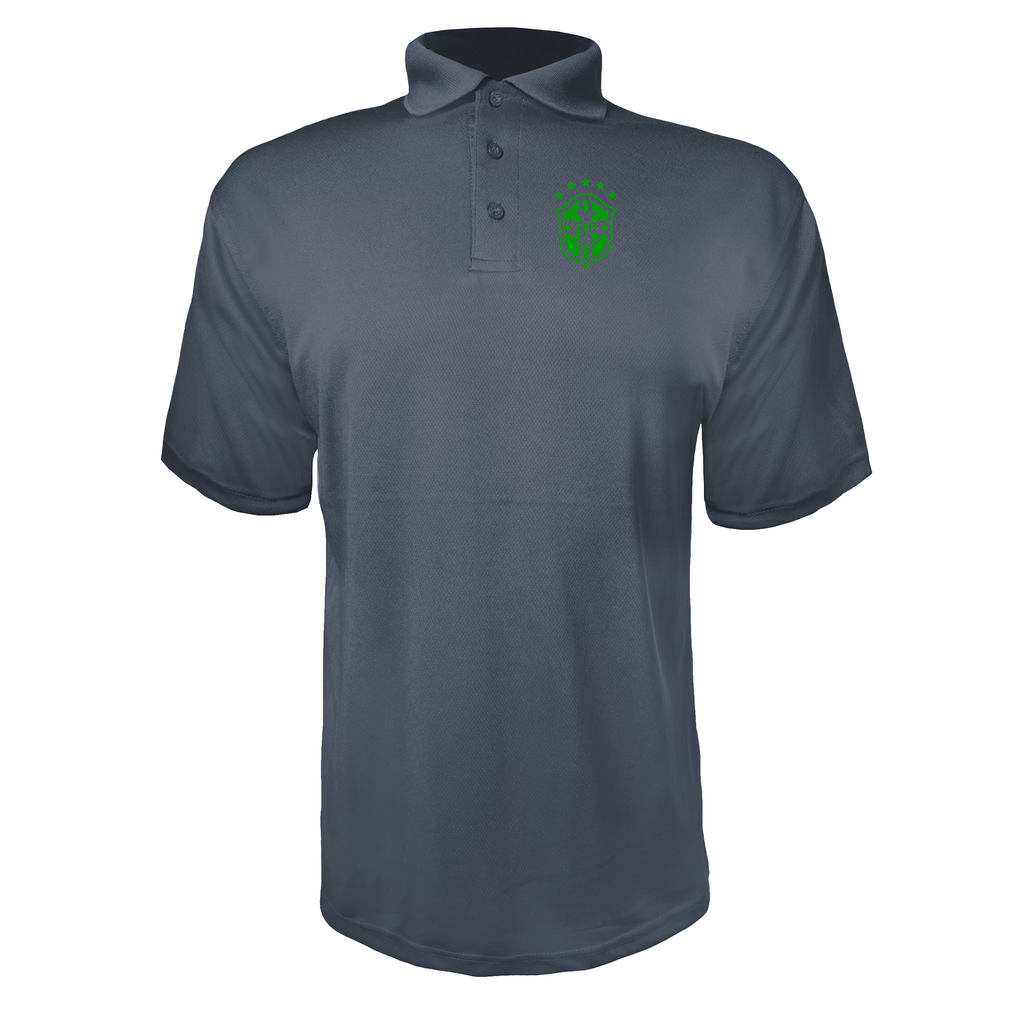 Men's Brazil Soccer Polyester Polo