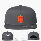 Spain Red Logo National Soccer Team Snapback Hat