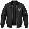 Chevrolet Corvette Black bomber front left chest heat transfer
