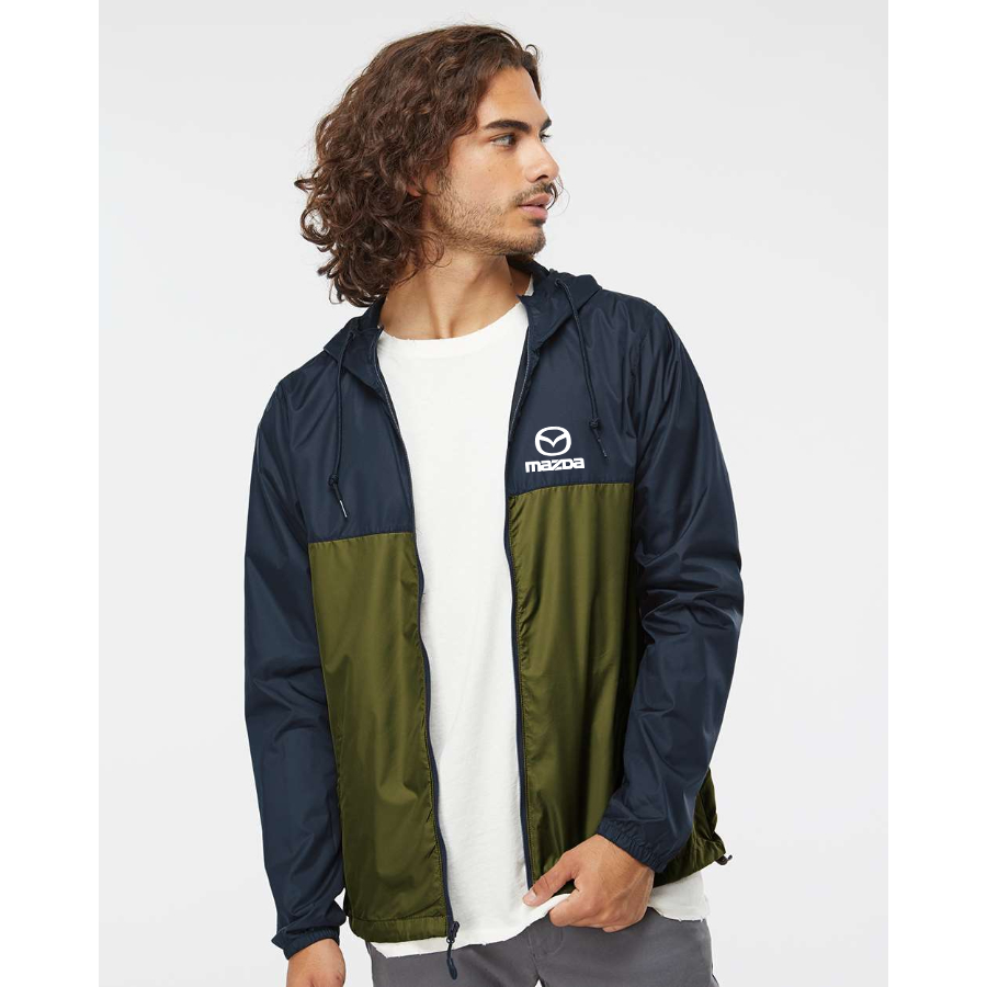 Men’s Mazda Car - Independent Trading Co. - Lightweight Windbreaker Full-Zip Jacket - EXP54LWZ