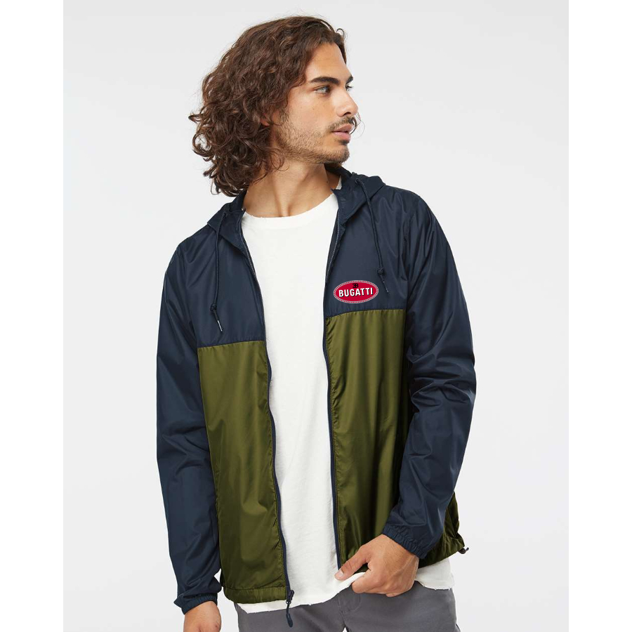 Men’s Bugatti Car - Independent Trading Co. - Lightweight Windbreaker Full-Zip Jacket - EXP54LWZ