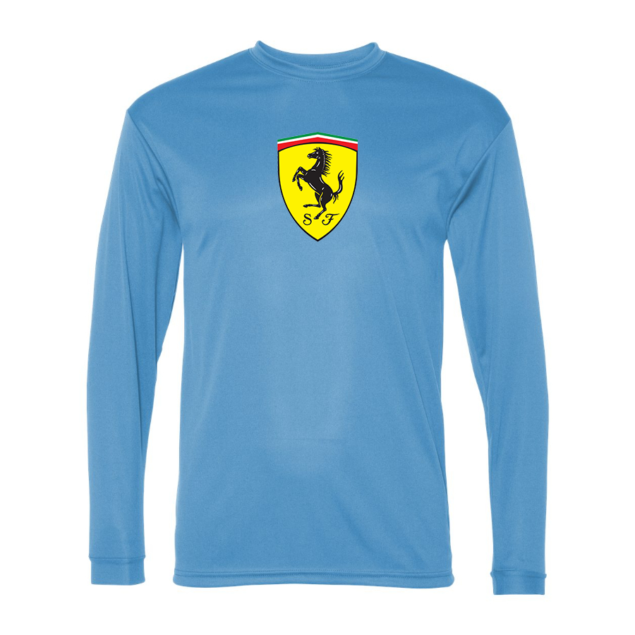 Men’s  Ferrari Motorsport Car - C2 Sport - Performance Long Sleeve T-Shirt - 5104