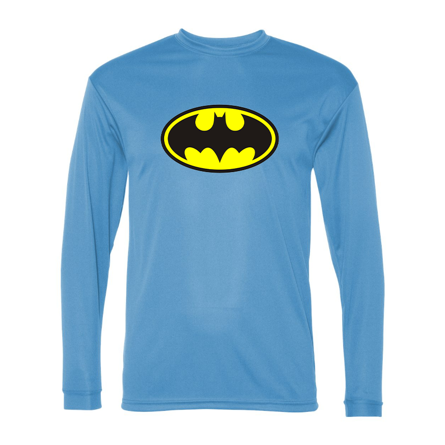 Men’s DC Comics Batman-  Polyester Long Sleeve T-Shirt