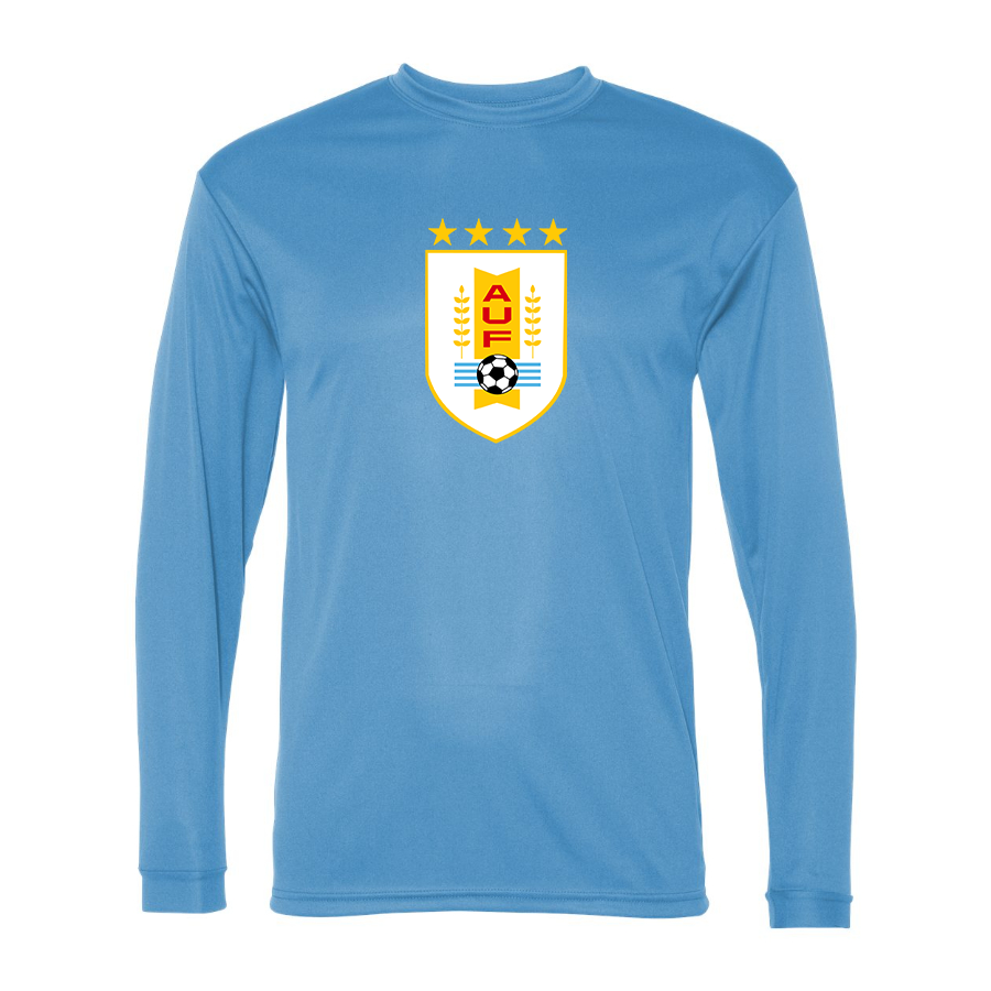 Men’s Uruguay National Soccer Team  - C2 Sport - Performance Long Sleeve T-Shirt - 5104