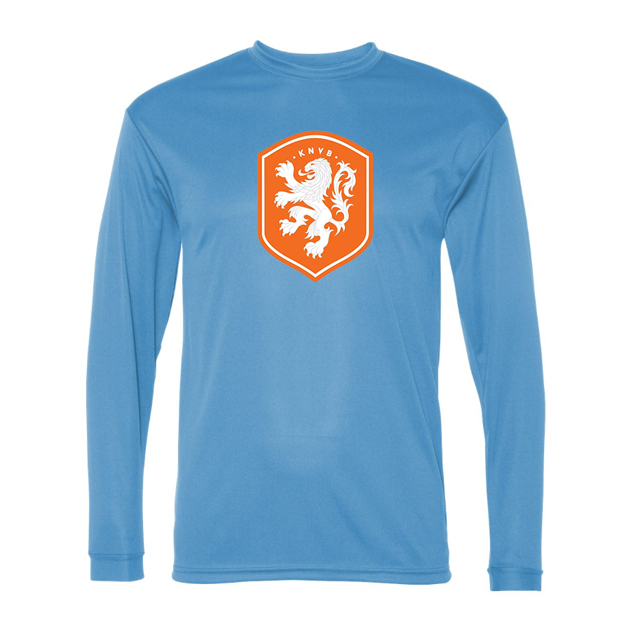 Men’s Netherlands National Soccer Team - C2 Sport - Performance Long Sleeve T-Shirt - 5104