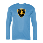 Men's Lamborghini Car -  Polyester Long Sleeve T-Shirt