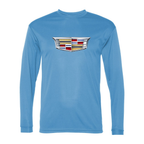 Men's Cadillac Car -  Polyester Long Sleeve T-Shirt