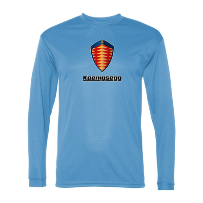 Men's Koenigsegg Car - C2 Sport - Performance Long Sleeve T-Shirt - 5104