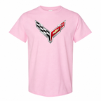 Men’s Chevrolet Corvette Car Cotton T-Shirt - Pink