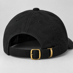 Corvette Dad Baseball Cap | Color: Black | Image 5 | Rear Buckle Detail