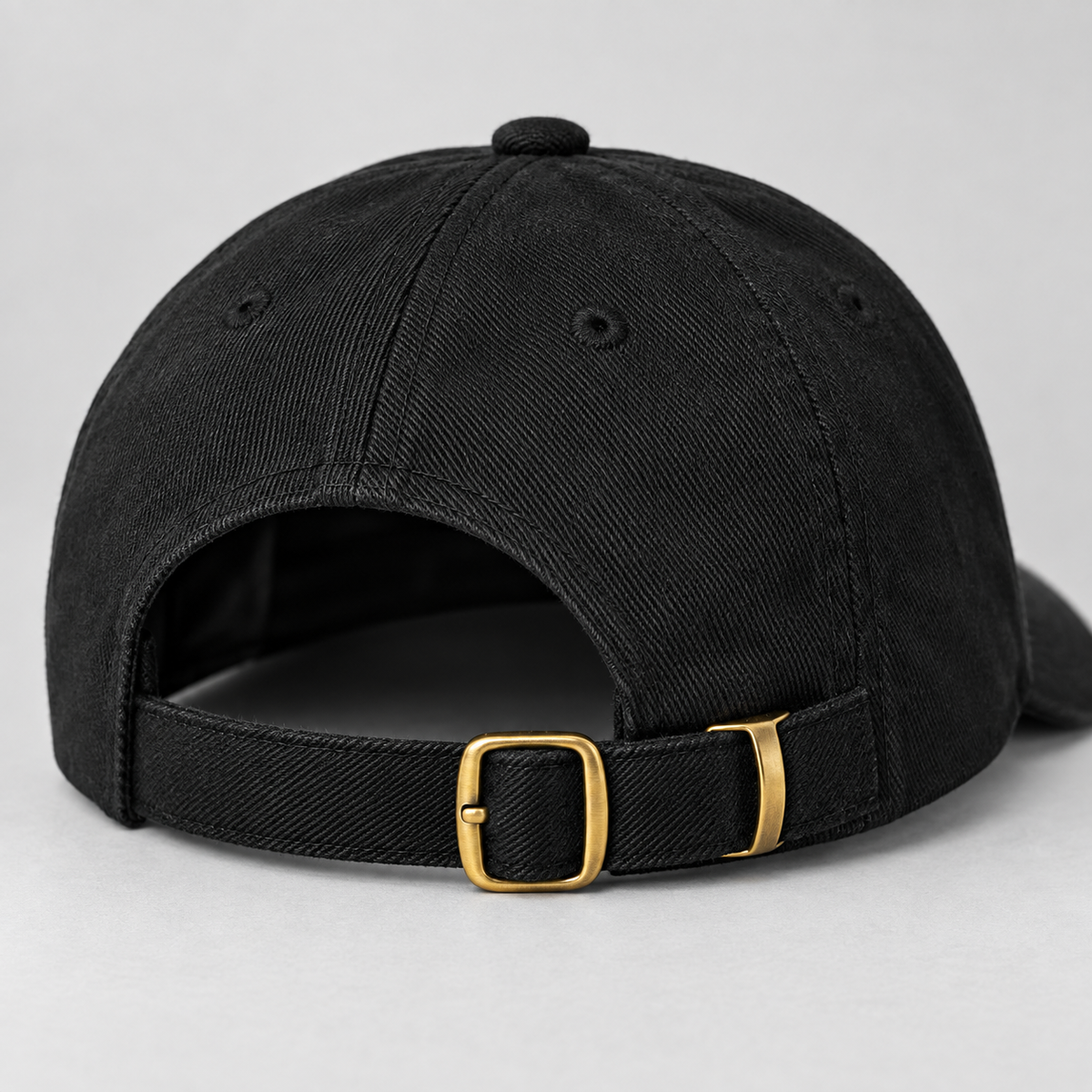 Corvette Dad Baseball Cap | Color: Black | Image 5 | Rear Buckle Detail
