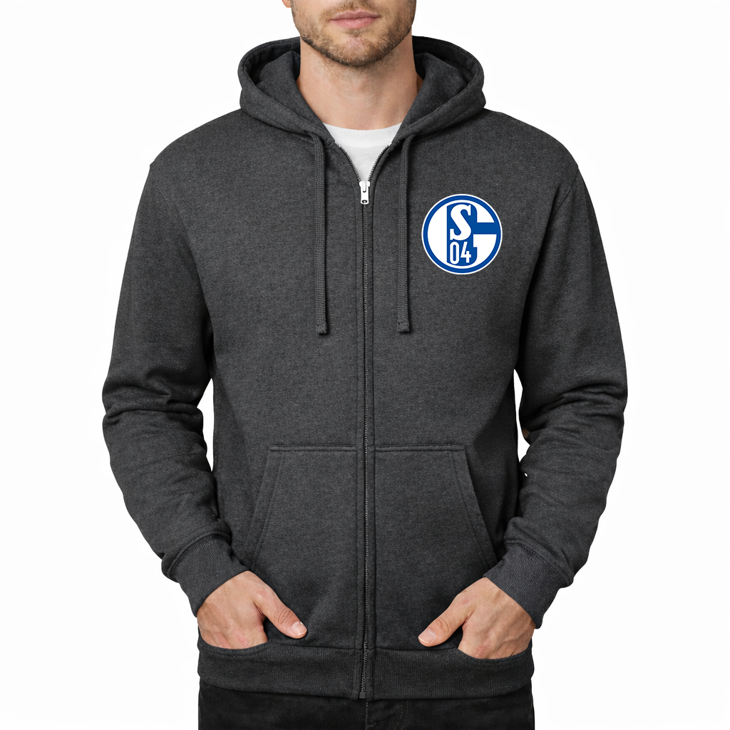 Men's Schalke 04 FC Zipper Hoodie