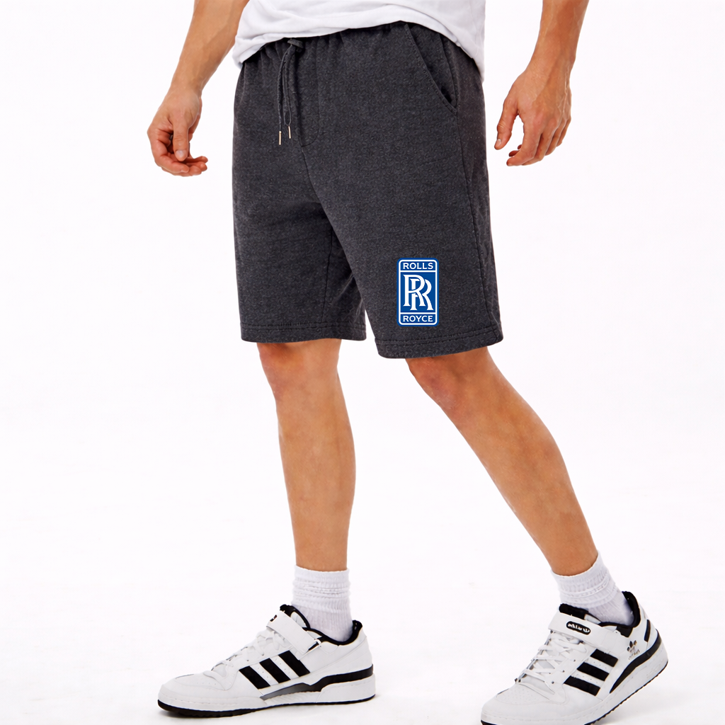 Men's Rolls Royce Car Athletic Fleece Shorts