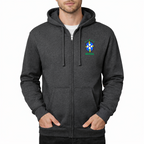 Men's Brasil National Soccer Team Zipper Hoodie